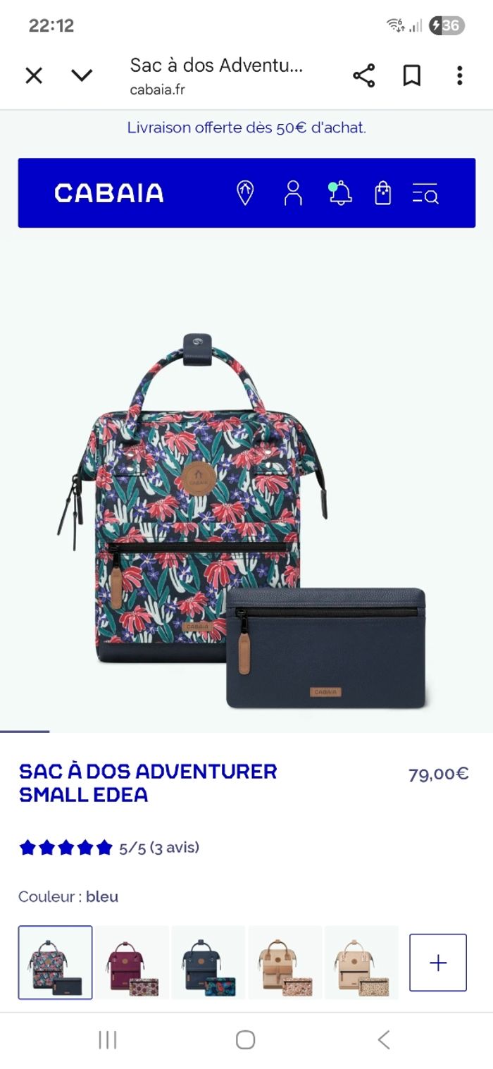 Sac a dos cabaia - photo numéro 6