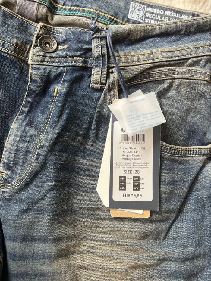 Pantalon jeans délavé taille 28 - photo numéro 3