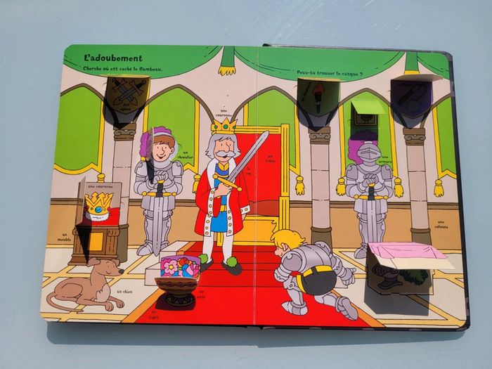 Livre à volets Le Chevalier 🛡 collection les grandes cachettes piccolia (48) - photo numéro 11