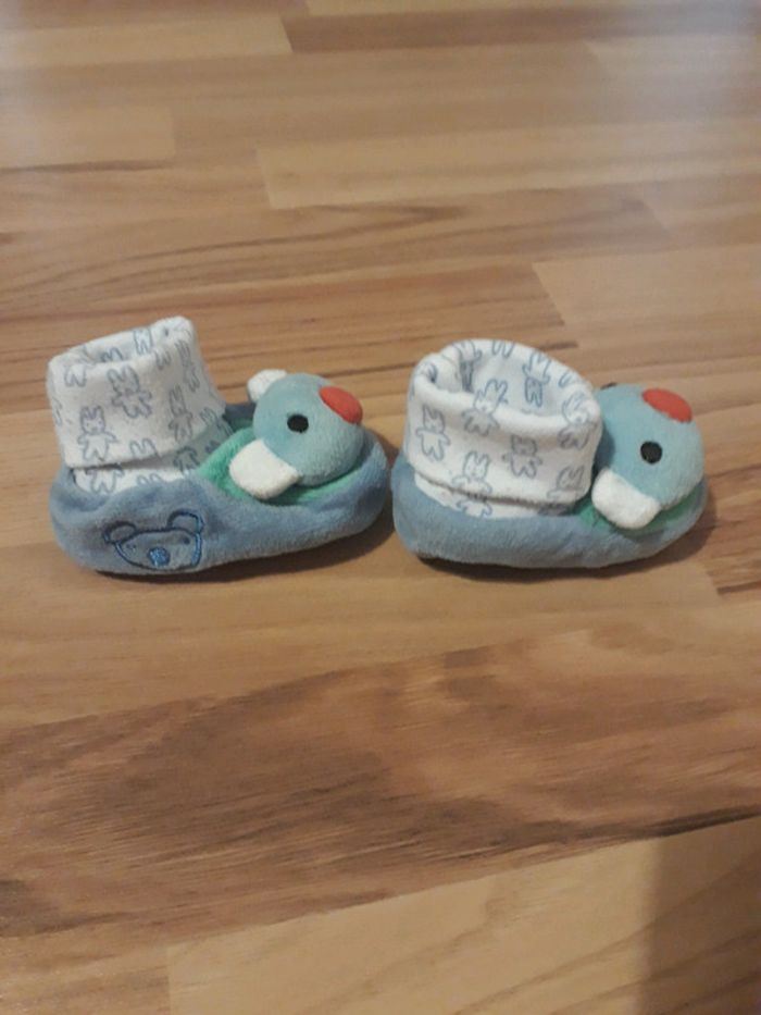 Chaussons bébé anti derapant - photo numéro 2