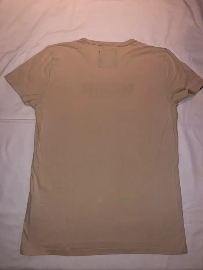 T shirt Hollister beige - photo numéro 3