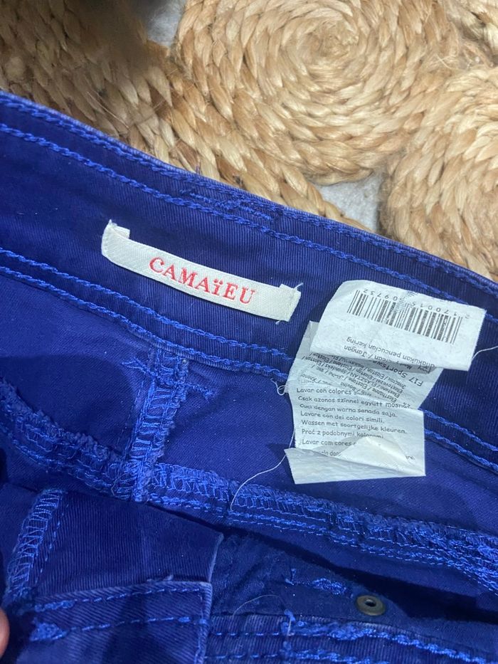 Jupe camaïeu bleu taille 34 - photo numéro 3