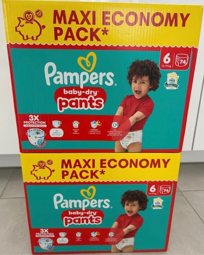 [-25% code SABLIER25] 148 couches Pampers Pants taille 5