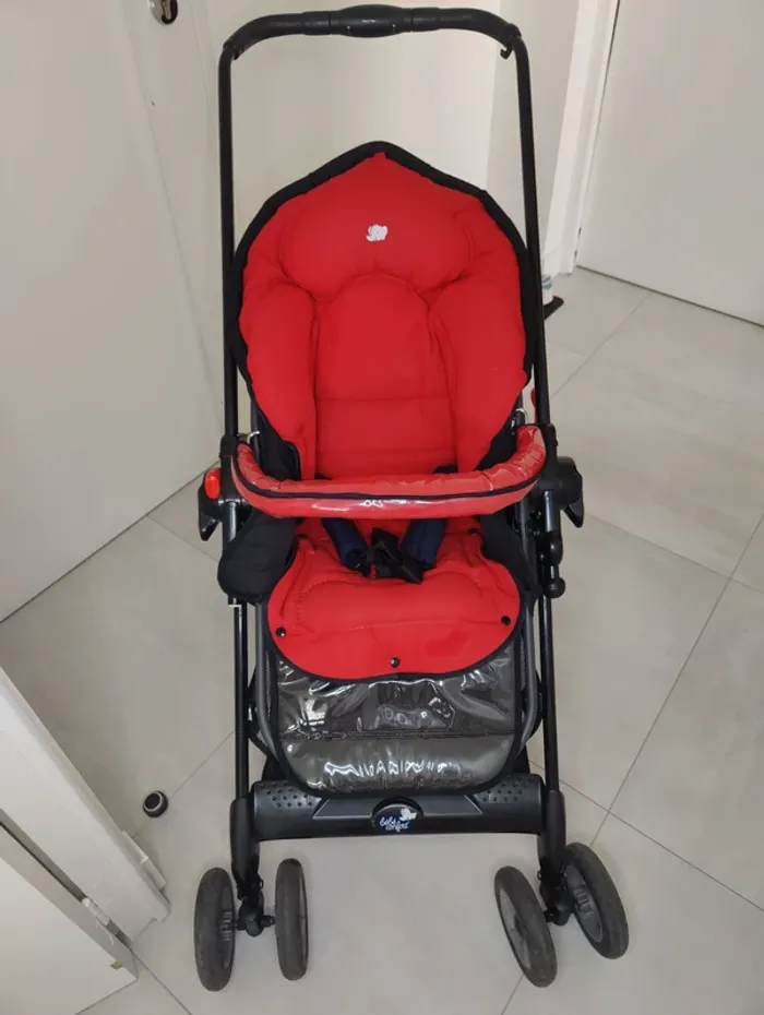 Poussette et Nacelle / Bébé Confort / rouge - photo numéro 7