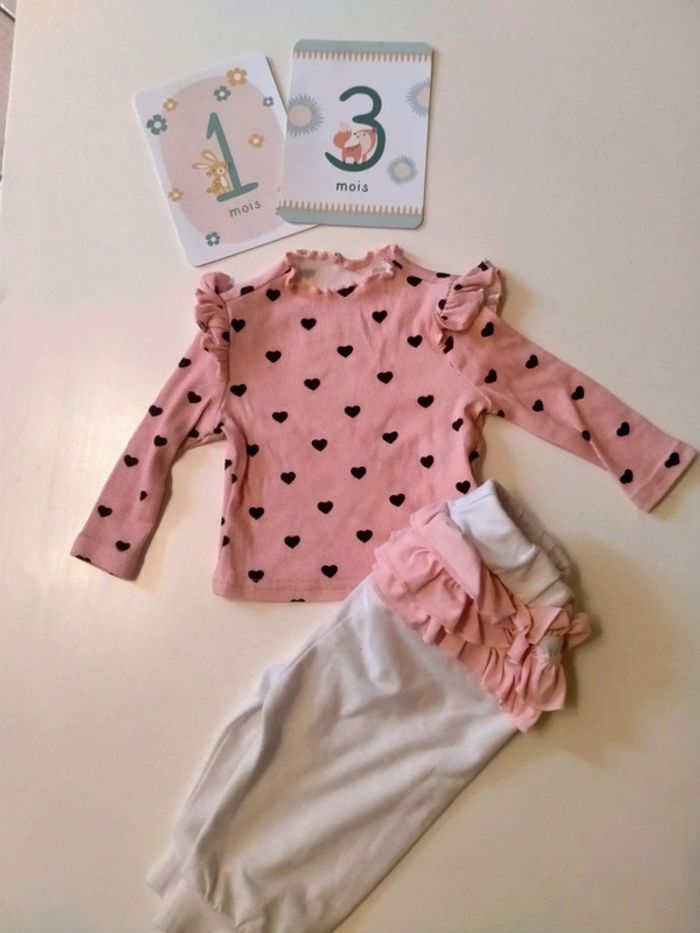 Ensemble bébé fille Marque SHEIN Taille 1-3 mois - photo numéro 2