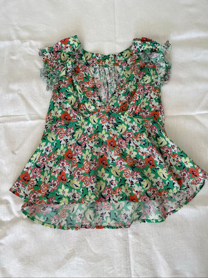 Haut fleuri