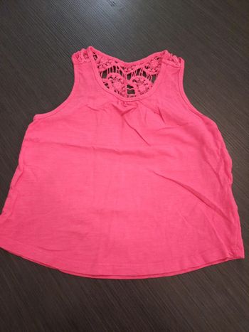 débardeur rose fuschia vertbaudet 4 ans