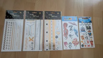 Lot de pochettes de tatouage neuves