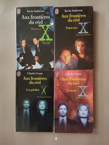 4 livres  X-files