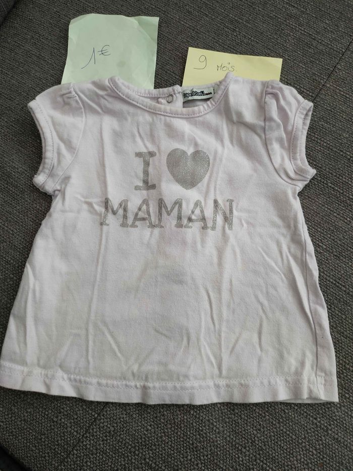 Tee-shirt 9 mois - photo numéro 2