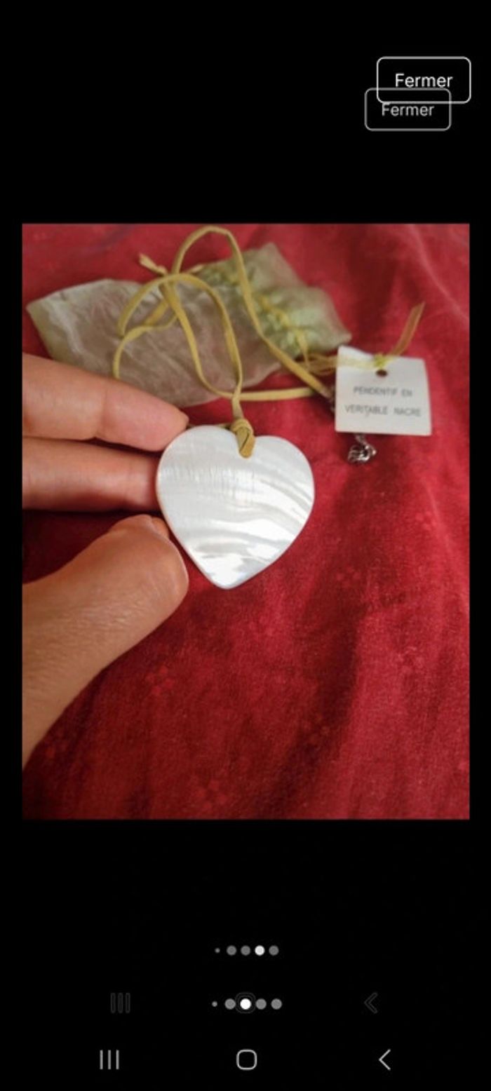 Collier en nacre