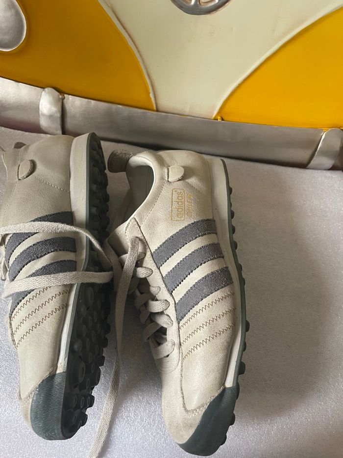 Rare Adidas chile ´62 cuir gris vintage - photo numéro 5