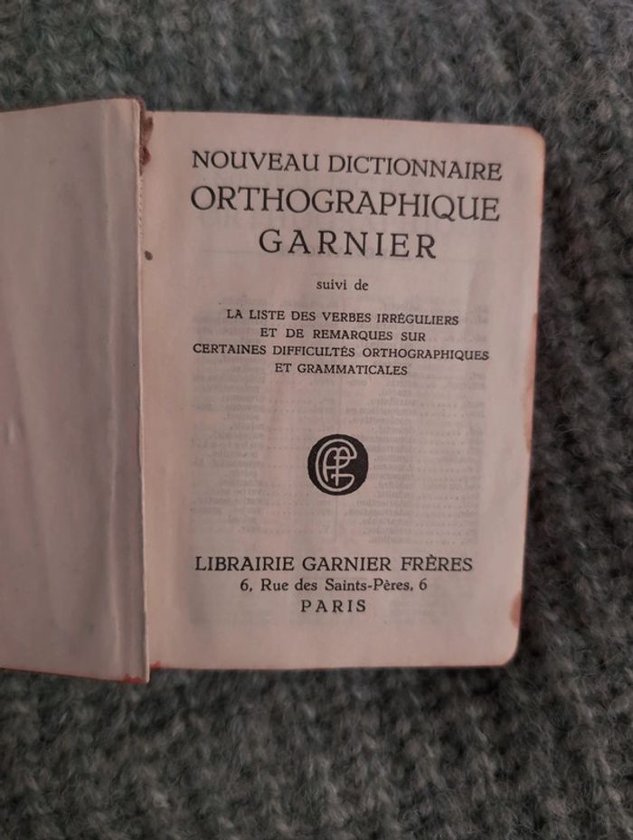 Dictionnaire