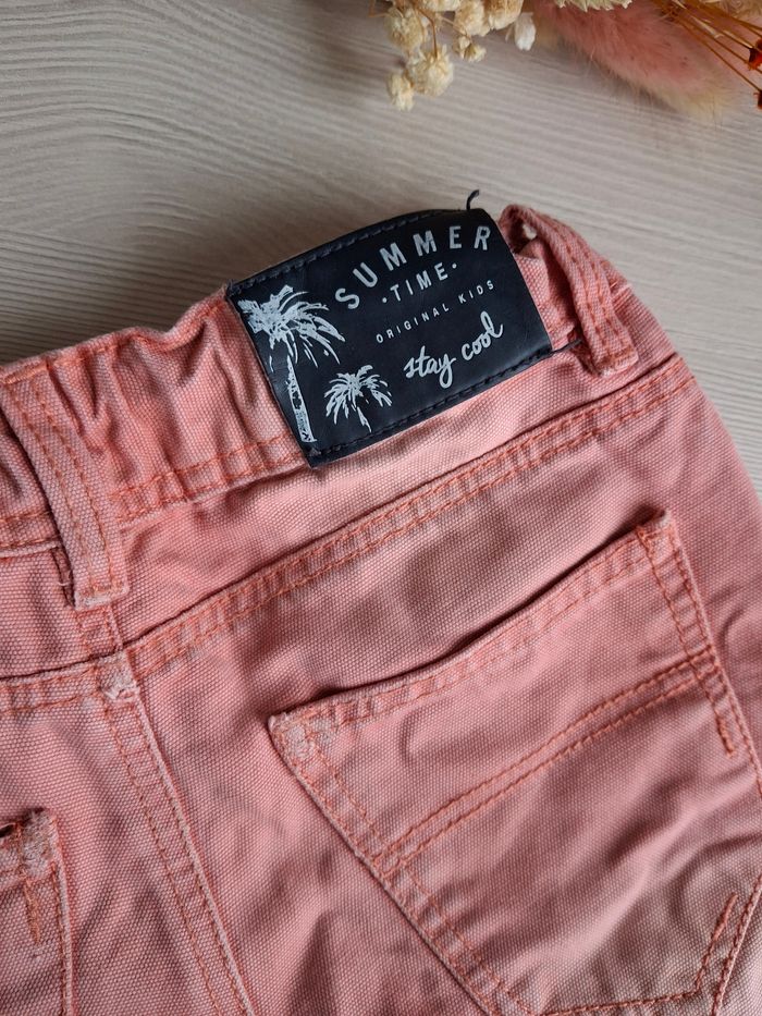 Short jean garçon corail terracotta Tape à l’œil 2 ans - photo numéro 6