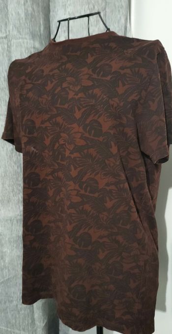 T-shirt manches courtes motif tropical 