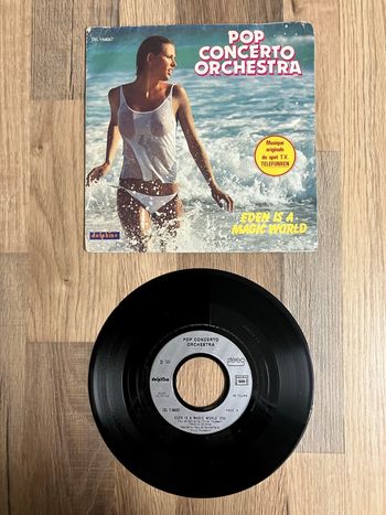 Vinyle 45 tours-Pop concerto orchestra-Eden is a magic world