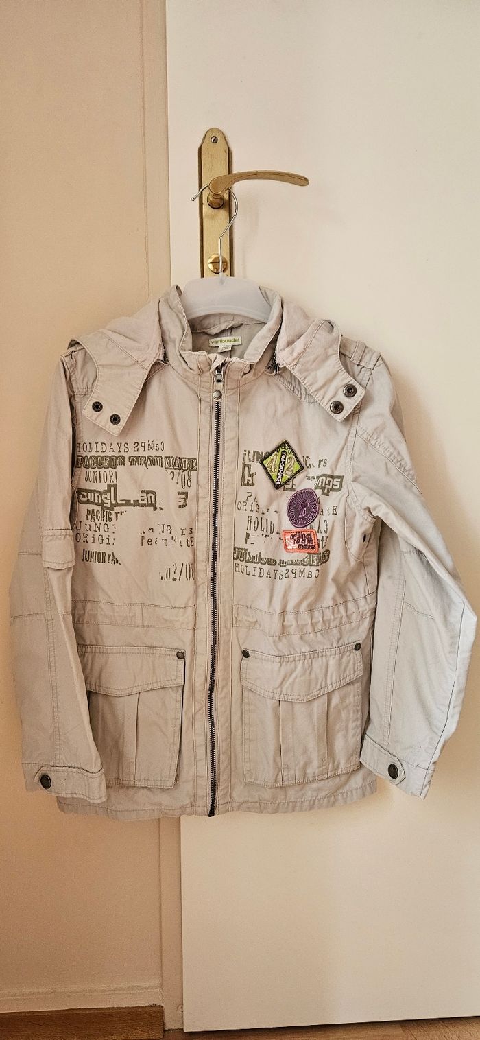 Veste légère Vertbaudet 10 ans beige - photo numéro 6
