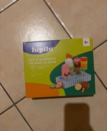 Set de glace en bois 