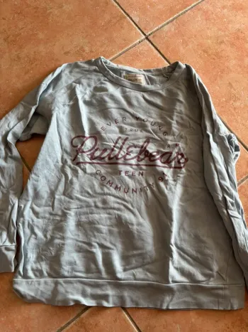 Sweat-shirt pull&bear bleu