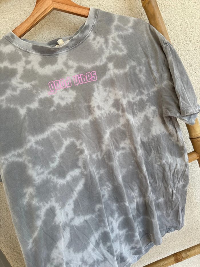 t-shirt gris tie and dye taille S jennyfer - photo numéro 5