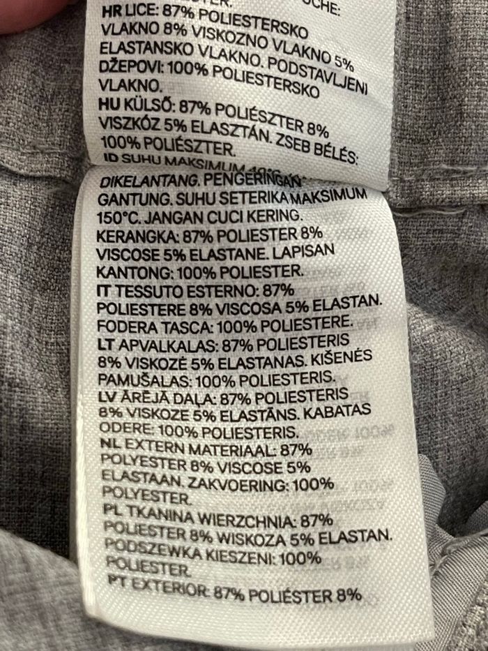 Pantalon toile taille élastiquée - photo numéro 7