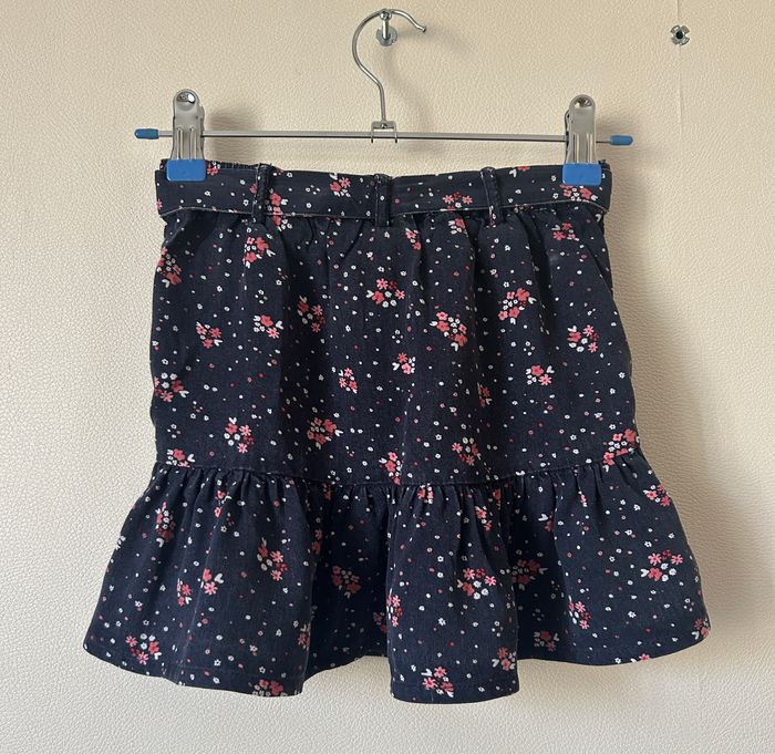 jupe volantée motif fleuri - photo numéro 4