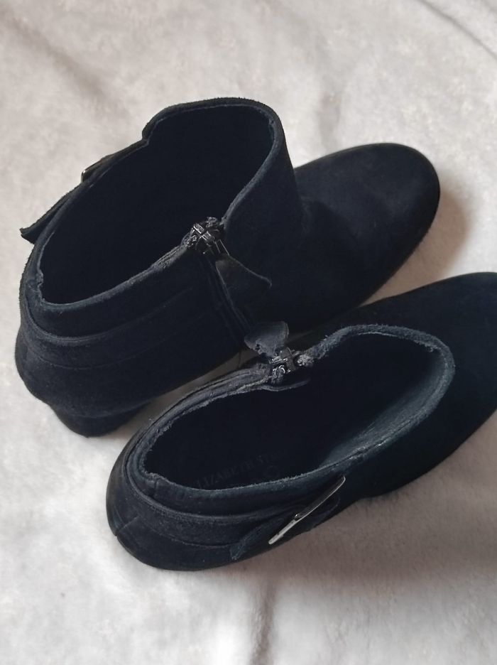 Bottines noires cuirs velour taille 38 - photo numéro 7