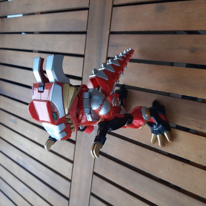 Figurine Power Rangers Dino Thunder – Red Ranger + queue Tyranno Drill - photo numéro 6