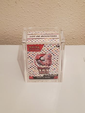 1 protection acrylique bundle neuf pokemon