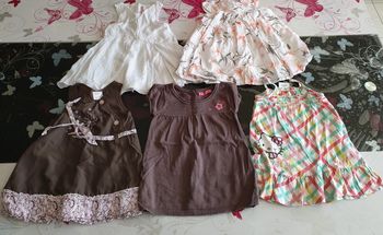"N°120" Lot de 5 Robes (12 mois)