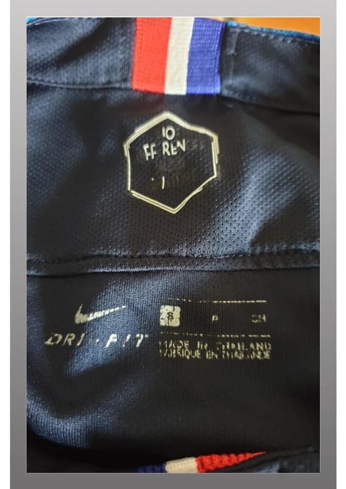 Tshirt sport enfant Nike FFF S bleu - photo numéro 3