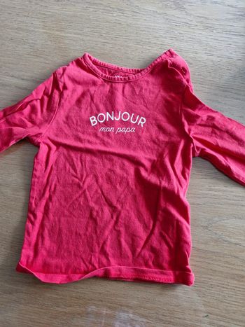 Tee shirt manches longues 18 mois