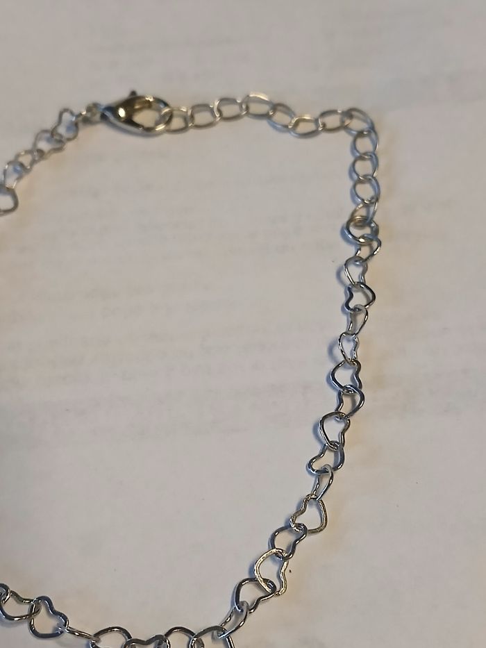 Bracelet avec mailles cœurs - photo numéro 3