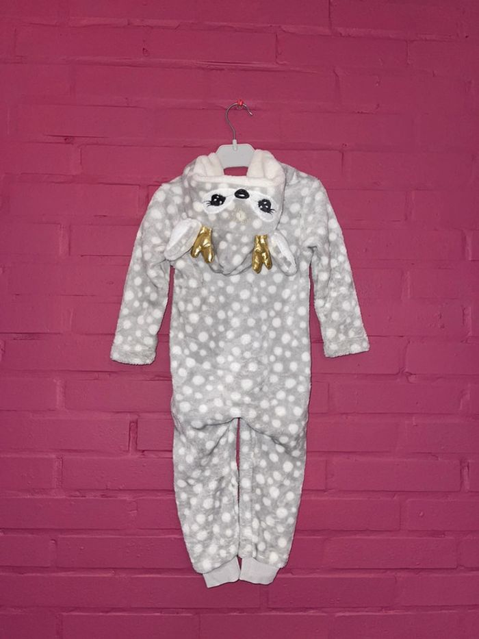 Combi pyjama fille 86cm - photo numéro 2