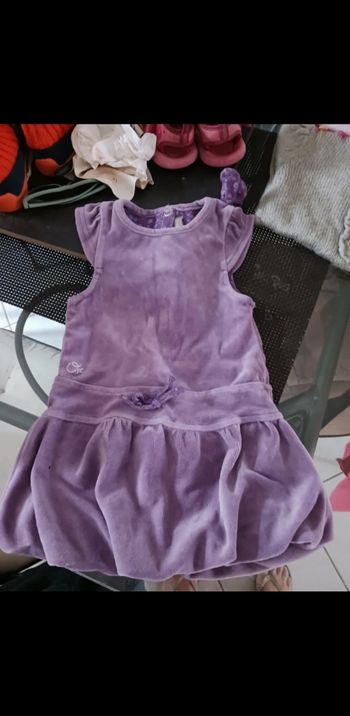 Robe velours taille 18 mois