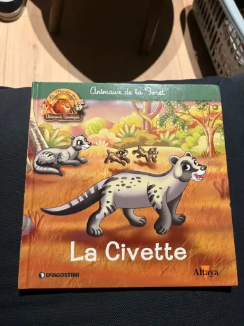 Livre pour enfants altaya la civette