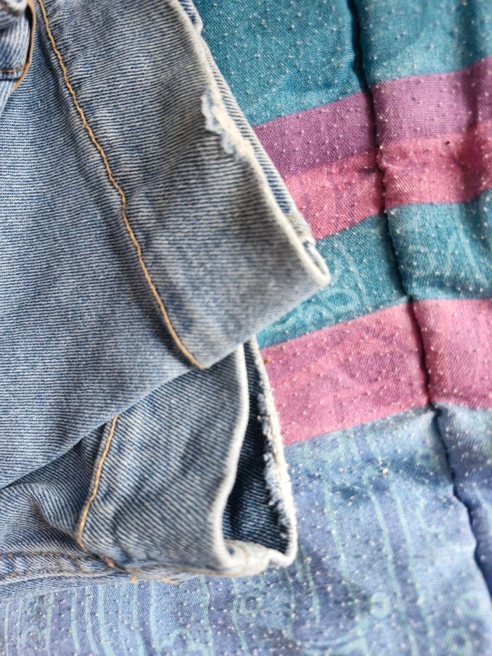 Beau jean large taille ajustable - photo numéro 10