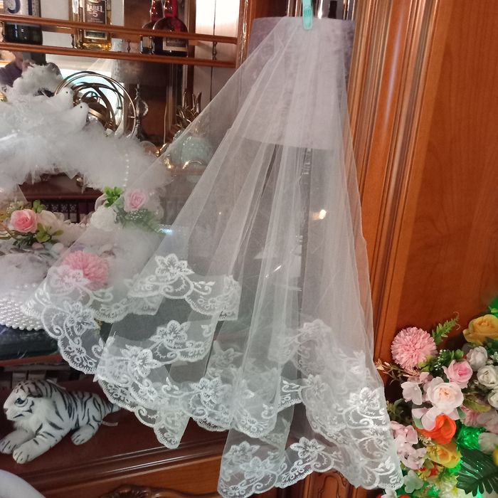 VOILE DE MARIEE AVEC BRODERIES - photo numéro 8