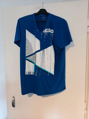 Tee short Celio bleu