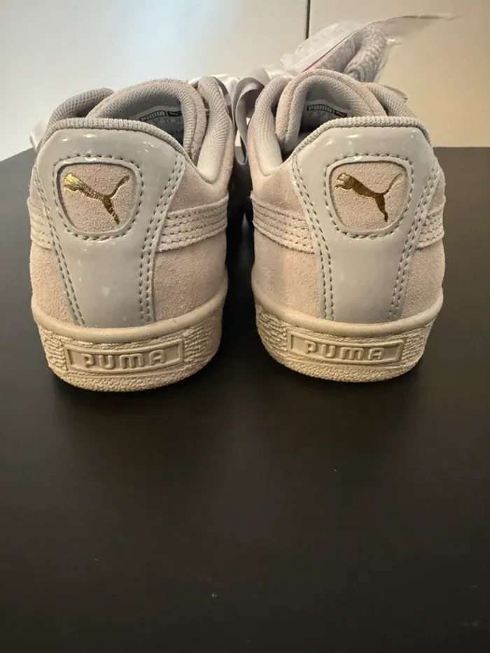 Basket Puma Suede Heart Satin Wn’S Gray violet taille 37 neuves - photo numéro 4