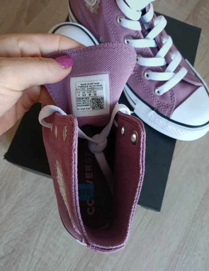 Baskets converse a plateforme - photo numéro 9