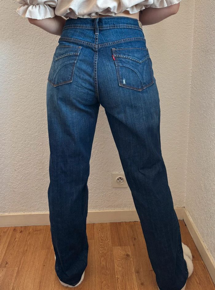 Jean Levi’s 505 straight leg droit bleu foncé vintage y2k 00s taille 44/46 2XL/3XL - photo numéro 3