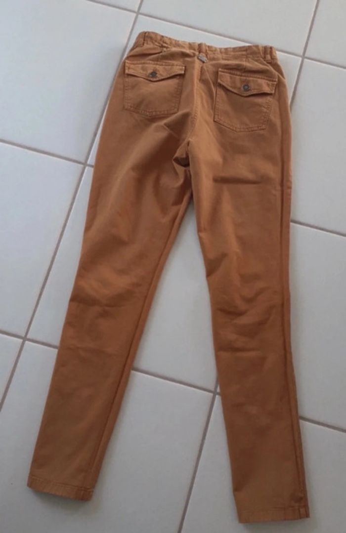 Magnifique pantalon moutarde de la marque Elora - photo numéro 3