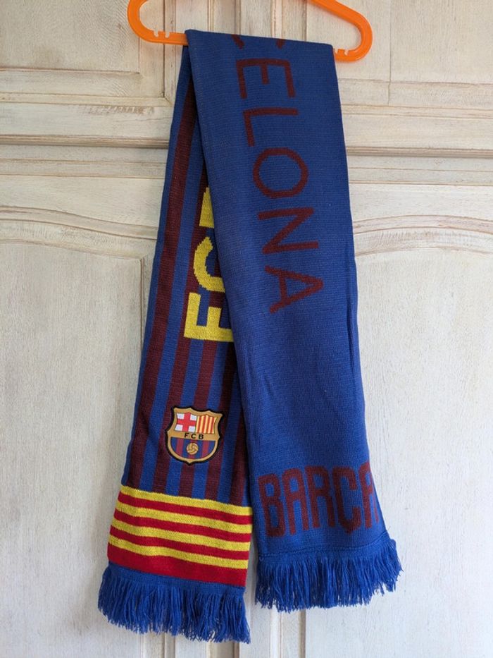 Écharpe supporter FC Barcelone football - photo numéro 4