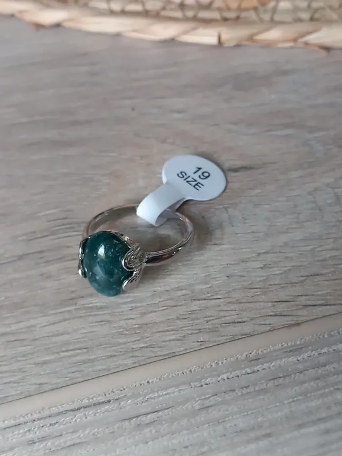 Bague en pierre naturelle taille 19 - photo numéro 7