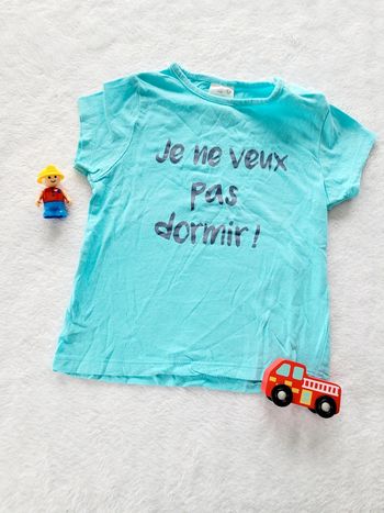 Tee-shirt "je ne veux pas dormir"
