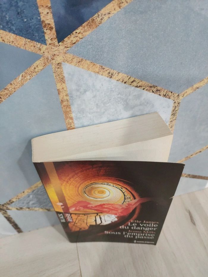 Livre poche Harlequin le voile du danger James Sous l'emprise du passé Mills black rose - photo numéro 2