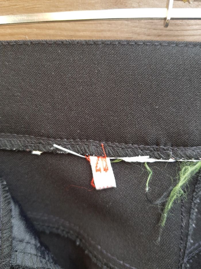 Pantalon crayon taille haute noir - photo numéro 5