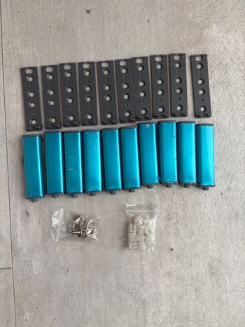 Lot de 10 amortisseurs pour porte de placard