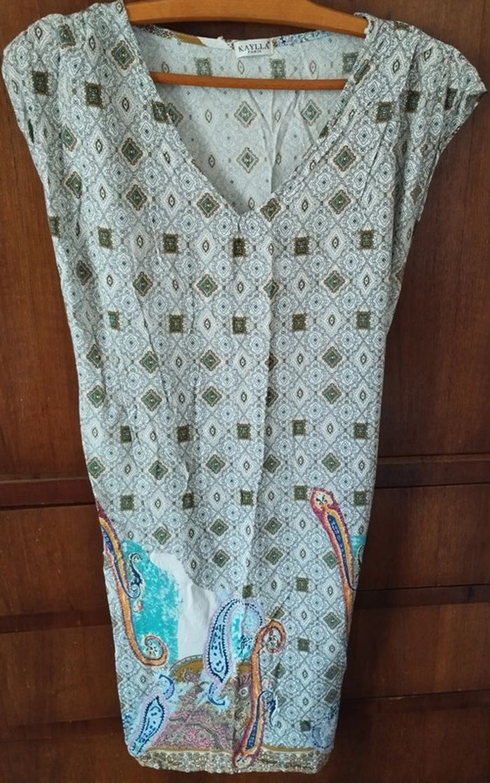 >> Robe - motifs - Y2K - Taille 38 - Kaylla Paris <<